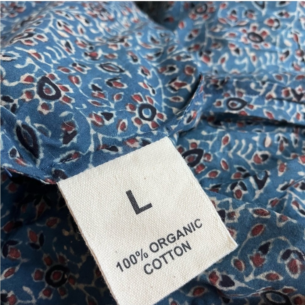 NWT Story MFG tulsi dress in Indigo Ajrakh - Picture 6 of 6